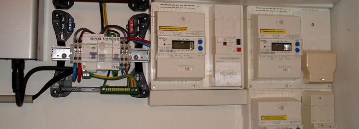 Photovoltaïque - Tableau de redistribution électrique